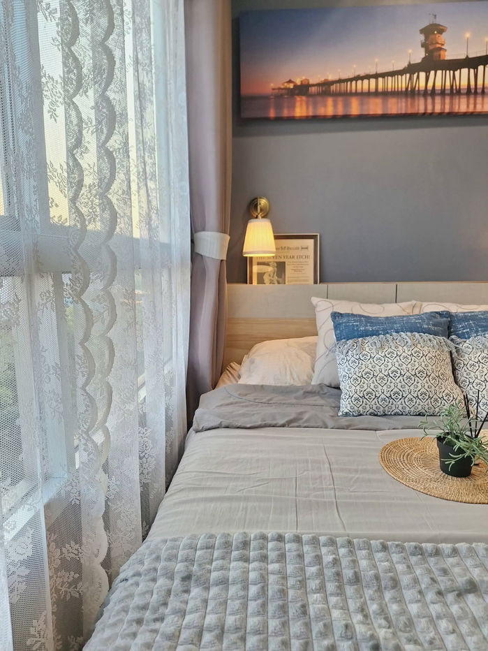 รูป 💮ให้เช่าคอนโดลุมพินีอ่อนนุช 46 ใกล้ MRTศรี และ bts อ่อนนุช 23ตรม.ห้องสวย เฟอร์นิเจอร์ครบ เช่าเพียง 8000- - รูปที่ 15/22