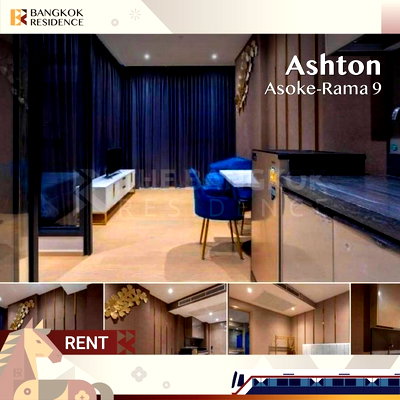 Condos for rent :  🔥 Rare Unit! Ashton Asoke-Rama 9, highly sought-after project with limited availability, Near MRT Rama 9 