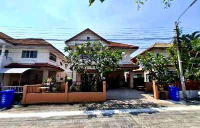 บ้านเดี่ยว สมุทรปราการ : ขาย บ้านเดี่ยว พร้อมอยู่ ออคิด วิลล่า บางนา 180 ตรม 57.2 ตรว ใกล้สนามบินสุวรรณภูมิ ถนนบางนาตราด