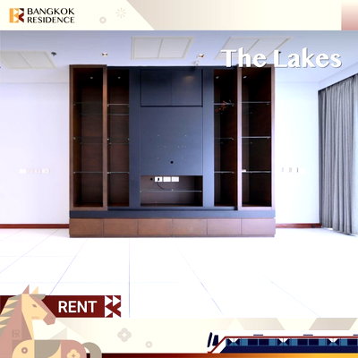 คอนโดให้เช่า : The Lakes 💎 Elegant High-Rise Unit with Lake View & Large Balcony 