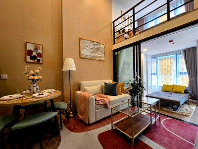 Condos for rent : ✨Duplex 1 Bedroom PLUS Unit For Rent @ Aspire Sukhumvit Rama 4  ✨🏡