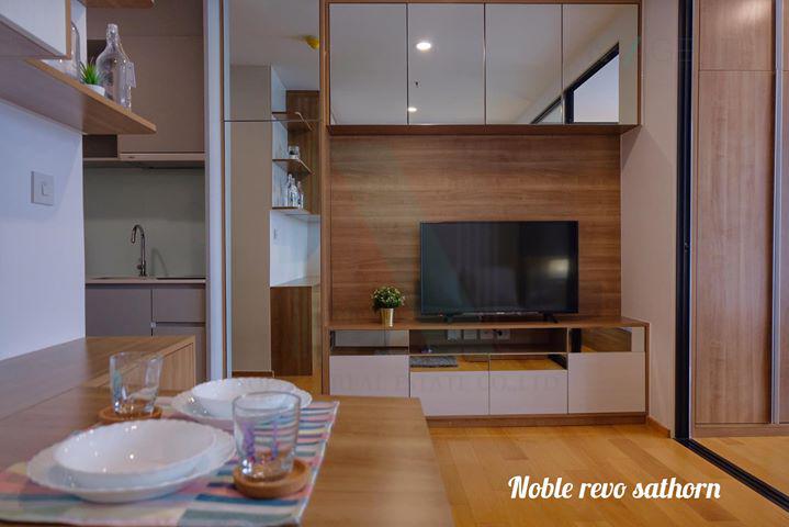 รูป 🚩Best room!🚩 ให้เช่าคอนโด โนเบิล รีโว สีลม อาคาร 1 ชั้น 26 1 ห้องนอน ขนาด 34.00 ตรม ใกล้ เซ็นทรัล สีลม คอมเพล็กซ์ - รูปที่ 6/8