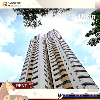 Condos for rent :  Baan Suanpetch 🌟Large & high floor unit with an open view, fully furnished 🏙️ Near BTS Phrom Phong  