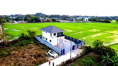 บ้านเดี่ยว เชียงใหม่ : บ้านวิวทุ่งนาวิวดอยเต็มตา | บ้านเดี่ยว 3นอน 3น้ำ 101 ตรว. สภาพใหม่เอี่ยม พร้อมเฟอร์นิเจอร์ | บรรยากาศเหมือนอรีสอร์ตส่วนตัว @สันทรายหลวง จ.เชียงใหม่