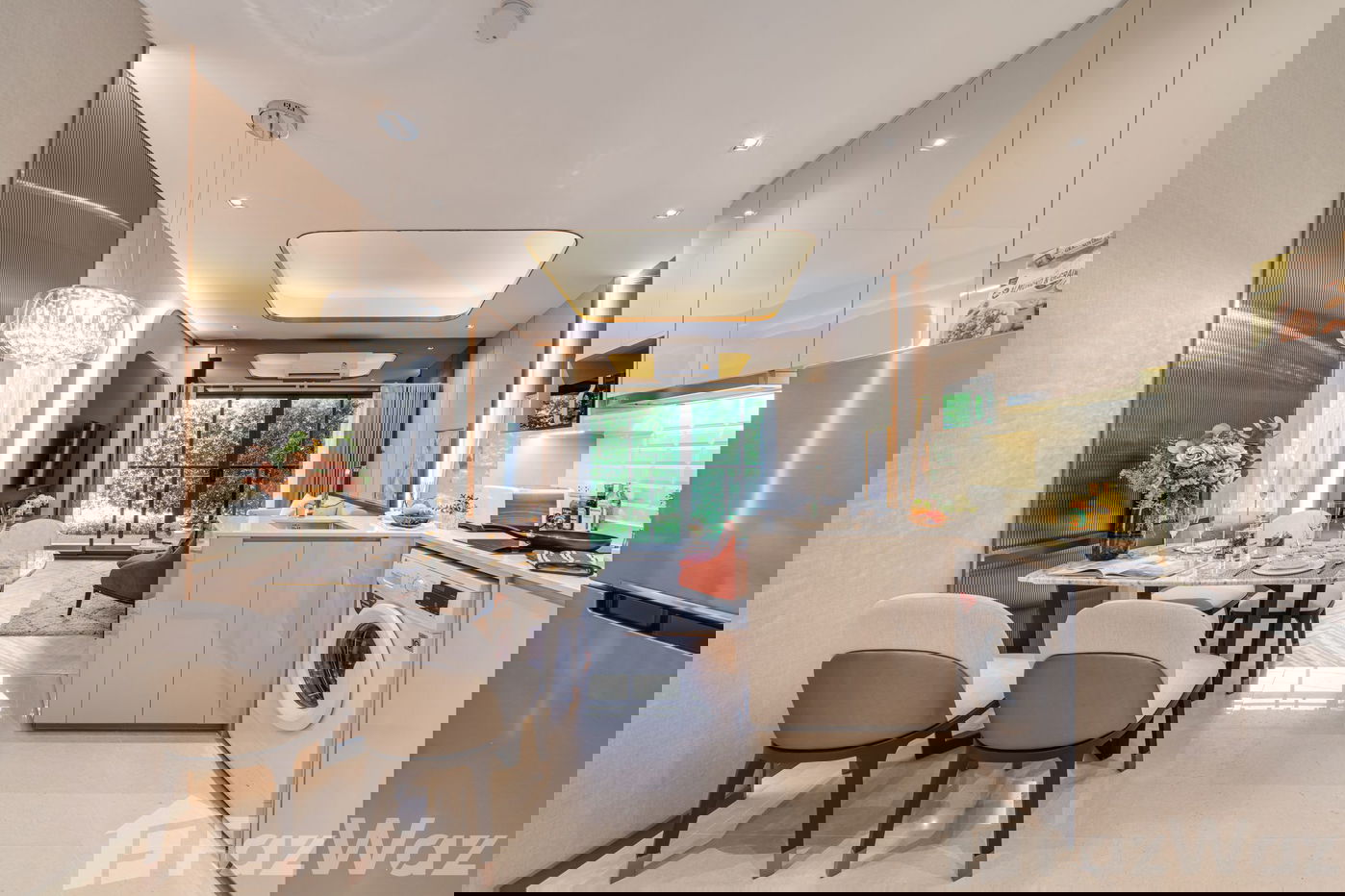 รูป ขาย คอนโด 3 ห้องนอน ในโครงการ ณ รีวา เจริญนคร 2013005 - รูปที่ 2/8