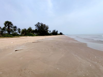 ที่ดิน ประจวบคีรีขันธ์ : ขายที่ดินไร้สิ่งปลูกสร้างติดชายหาดขนาด 1-1-39 ไร่   เหมาะสำหรับสร้างบ้าน ตั้งอยู่บนหาดบ่อนอก กุยบุรี