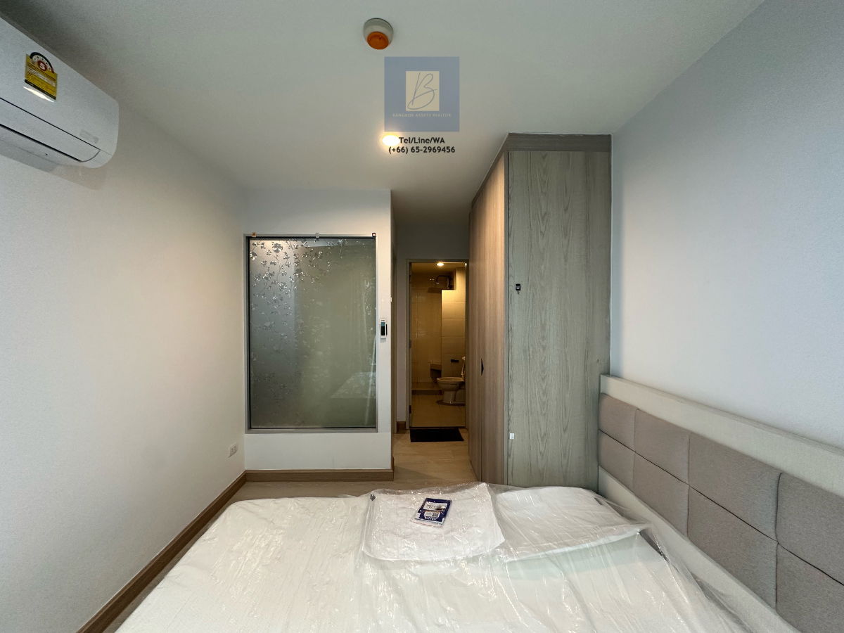 รูป ให้เช่าคอนโด 1 ห้องนอน ครัวปิด กั้นสัดส่วน ฟูกใหม่นิ่มมาก ใกล้ห้างและบีทีเอสสำโรง - รูปที่ 3/14