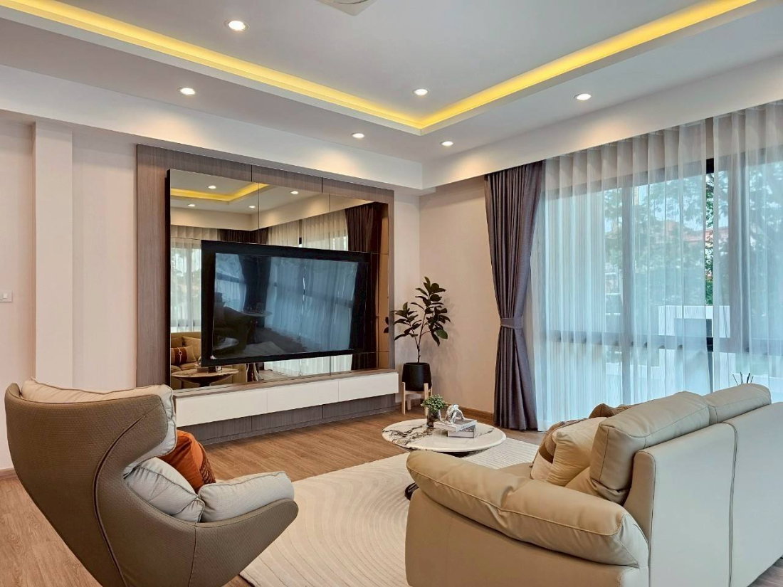 รูป KT0240📲LineID @556ryccg🏖️Pool Villa สร้างใหม่ ใกล้ชายหาดจอมเทียน 93.5ตรว 4ห้องนอน🏊พร้อมสระว่ายน้ำ🌷สวน🪑เฟอร์นิเจอร์ - รูปที่ 3/18