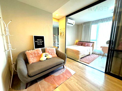 คอนโดให้เช่า : ให้เช่าคอนโด ไอดีโอ โมบิ สุขุมวิท อีสต์พอยท์ อาคาร A ชั้น 27 1 ห้องนอน ขนาด 29.00 ตรม ใกล้ The Coast Village