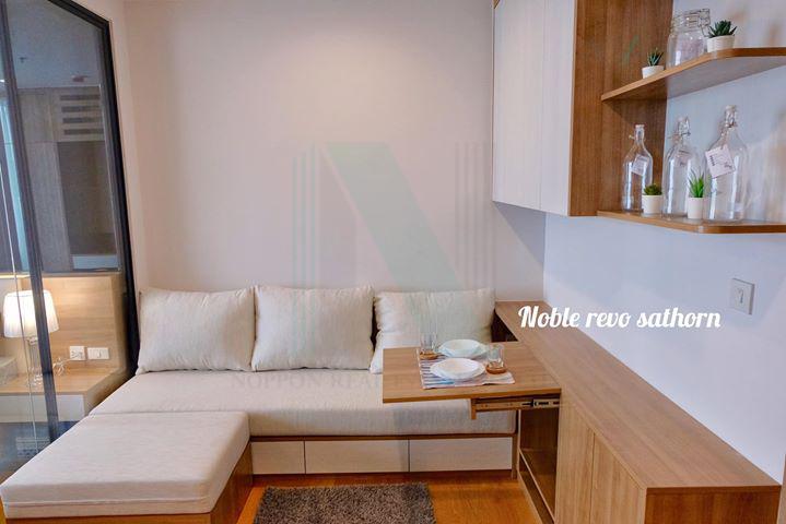 รูป 📣Nice room!📣 ให้เช่าคอนโด โนเบิล รีโว สีลม อาคาร 1 ชั้น 26 1 ห้องนอน ขนาด 34.00 ตรม ใกล้ เซ็นทรัล สีลม คอมเพล็กซ์ - รูปที่ 1/8