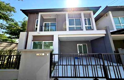 เช่าบ้านเดี่ยว เซ็นทรัล พลาซ่า เวสต์เกต : ให้ เช่า บ้านแฝดหลังมุม โครงการ แกรนด์ พลีโน่ บางใหญ่