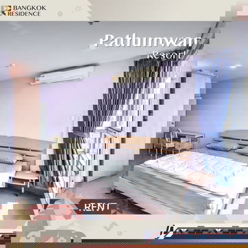  Pathumwan Resort 💚 ห้องกว้าง แต่งสวย ครบจบในห้องเดียว 🛋️ ใกล้ BTS ราชเทวี 