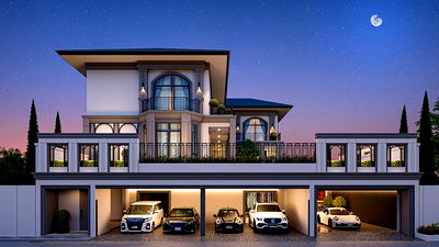 บ้านเดี่ยว ชลบุรี : 3 Storey Ultra Luxury Mineral Pool Villa 5 Bedroom Bangsaen