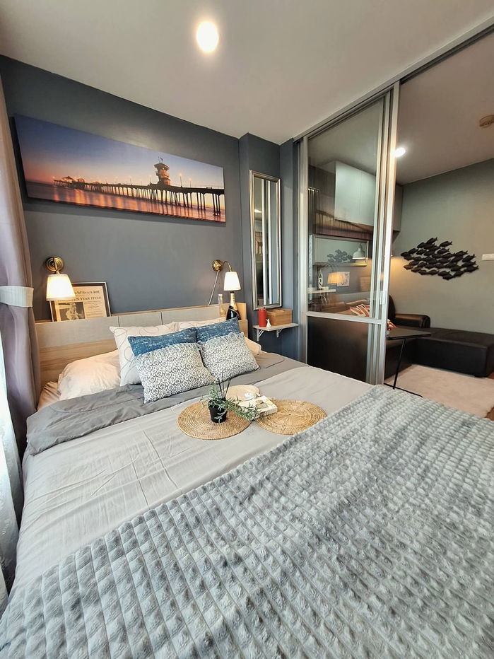 รูป 💮ให้เช่าคอนโดลุมพินีอ่อนนุช 46 ใกล้ MRTศรี และ bts อ่อนนุช 23ตรม.ห้องสวย เฟอร์นิเจอร์ครบ เช่าเพียง 8000- - รูปที่ 17/22