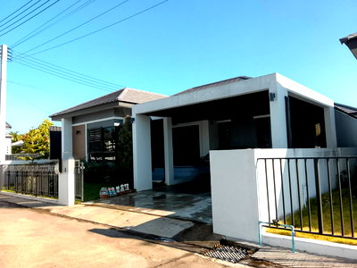 บ้านเดี่ยว การไฟฟ้าส่วนภูมิภาค สันทราย : ขายบ้านเดี่ยว 1 ชั้น ทำเลตลาดป่าเหมือด-สันทราย โครงการ Sense Nature 9