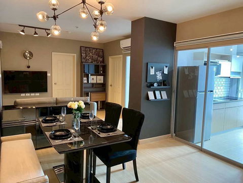 *** Condo for rent : Supalai Veranda Rama 9 2 bedrooms 2 Bathrooms High floor Fully furnished  Digital door lock***