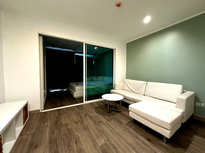 คอนโดให้เช่า : ให้เช่า🚝 We condo เอกมัย-รามอินทรา ห้องใหญ่ เป็นสัดส่วน (ใกล้ MRT สายสีชมพู) 📱Line: @promptcondo