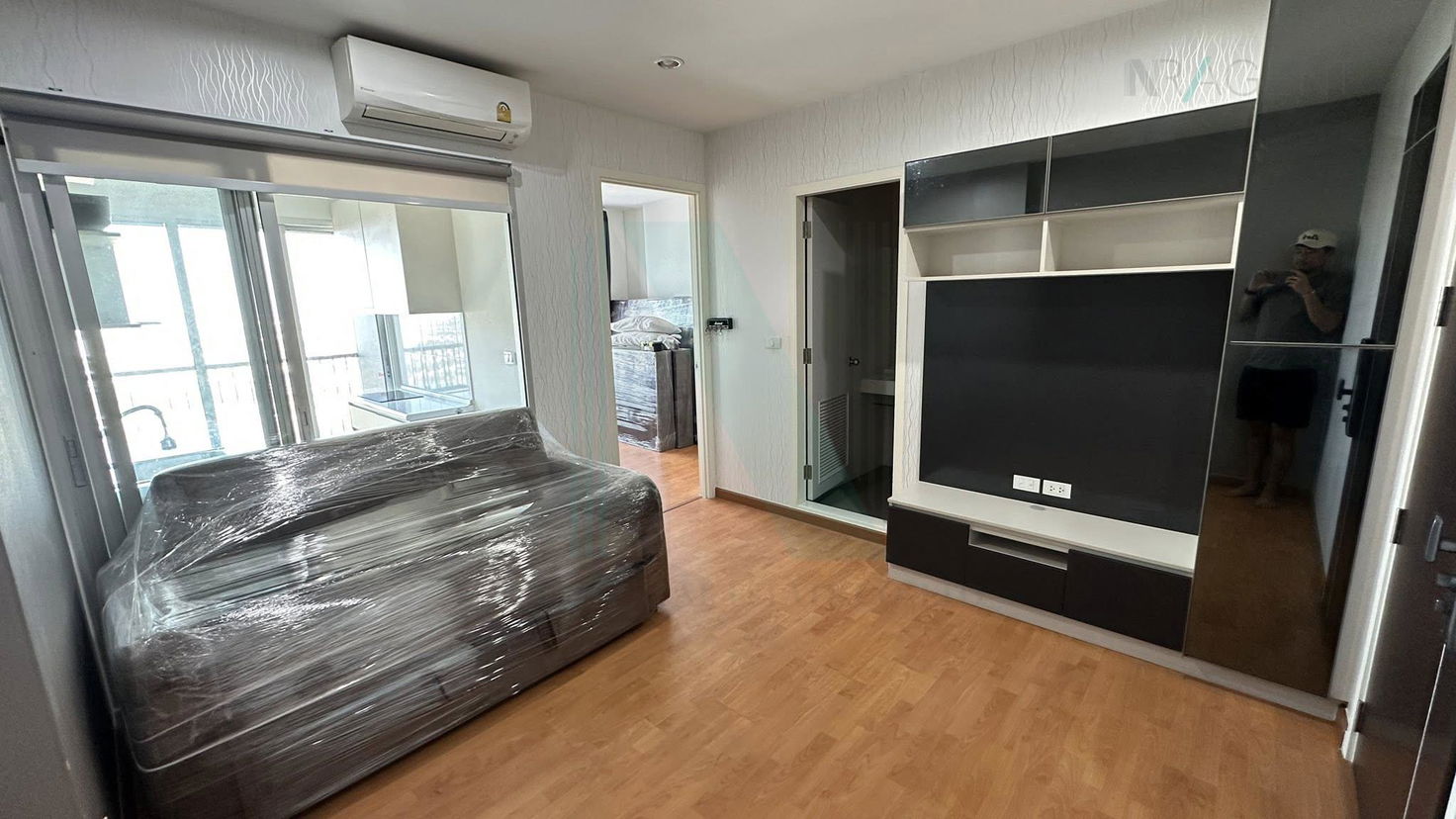 รูป 🚩 ให้เช่าคอนโด เดอะ เพรสซิเดนท์ สุขุมวิท-สมุทรปราการ อาคาร 1 ชั้น 26 1 ห้องนอน ขนาด 32 ตรม ใกล้ โรบินสัน สมุทรปราการ - รูปที่ 5/8