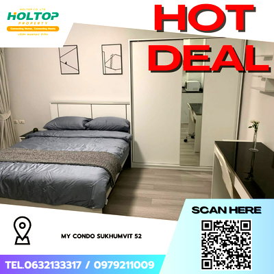 Condos for rent BTS On Nut : #Z4800💥 020369 🔥 Condo for Rent: My Condo Sukhumvit 52