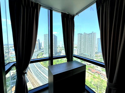 Condos for rent : 🚩 For Rent Condo ALTITUDE UNICORN SATHORN - THAPRA Building 1, Floor 21,Duplex 2 bed room, Room size 61 sqm