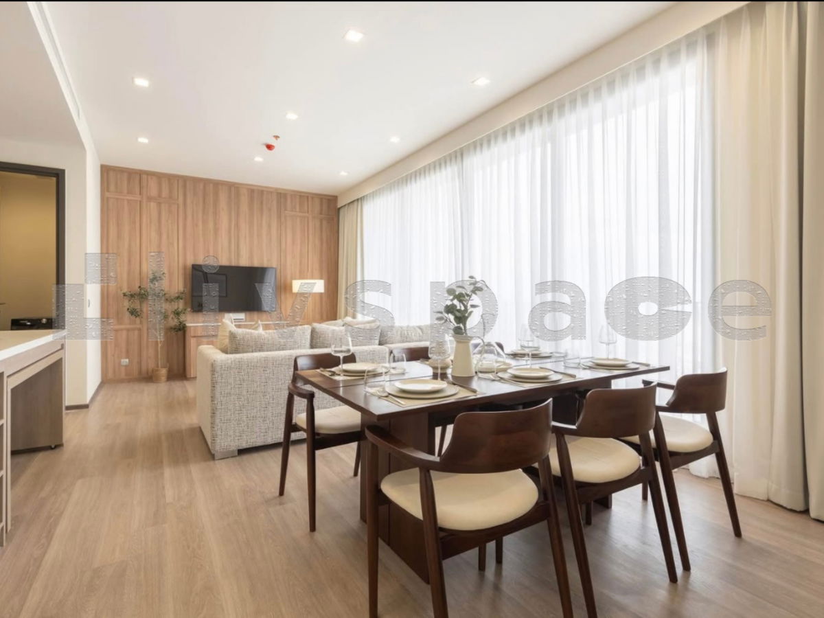 รูป ▚ LH103ツ ขาย: Rhythm Charoenkrung Pavillion 2BR 98ตรม. 23.5M🏙️✨ ชั้นสูงวิวไม่บล็อก ตกแต่งสไตล์มูจิ พร้อมห้องเมด ตึกใหม่ส่วนกลางจัดเต็ม! - รูปที่ 3/12