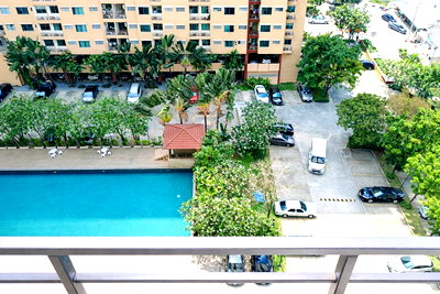 ขายคอนโด : ขายด่วน! ห้องสวยแต่งใหม่ วิวสระ 330 ม. จาก MRT บางกระสอ | 1.35 ลบ.