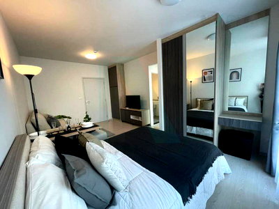 Condos for rent BTS Bearing : For Rent Condo UNIO SUKHUMVIT 72 PHASE 2 Building D, Floor 6,Studio, Room size 28.00 sqm