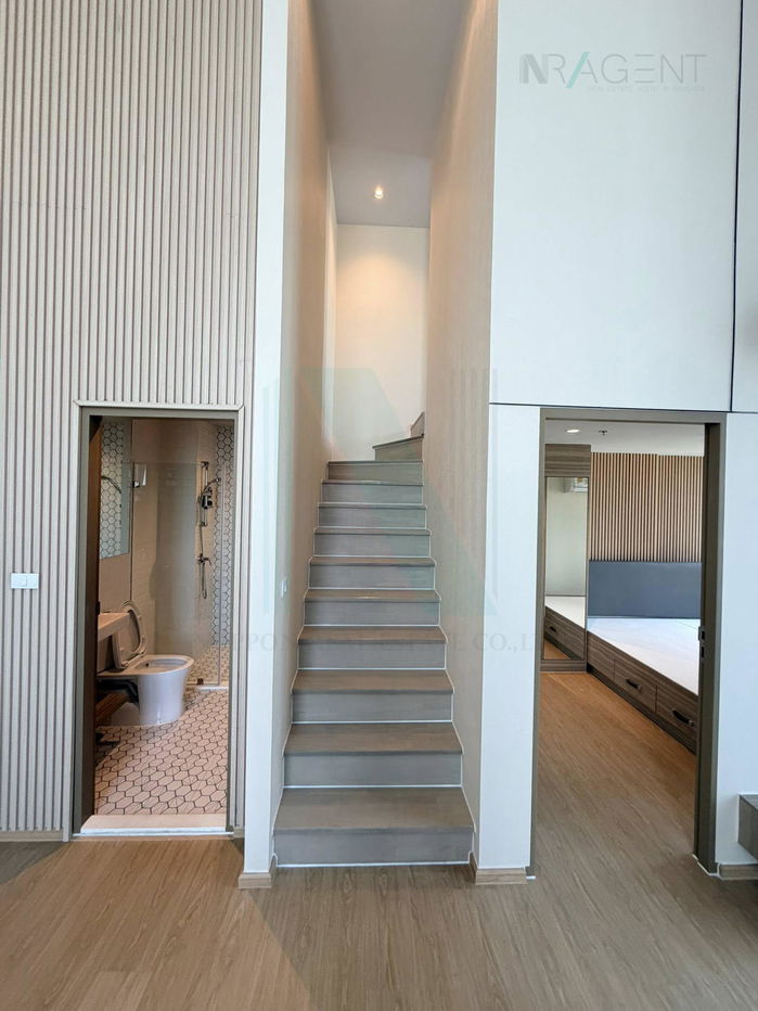 รูป 🚩 ขายคอนโด อัลติจูด ยูนิคอร์น สาทร-ท่าพระ อาคาร 1 ชั้น 21 Duplex 2 ห้องนอน ขนาด 61 ตรม ใกล้ ตลาดกระต่ายมั่งคั่ง - รูปที่ 7/8