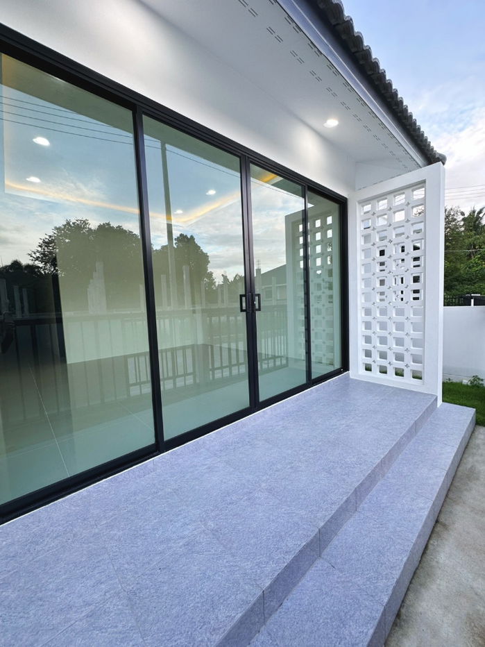 รูป ขายบ้านใหม่สารภี ติดเมือง ใกล้แยก TOT ติดถนนซุปเปอร์เชียงใหม่-ลำปาง 130 เมตร เข้าออก สะดวก-SW003474 - รูปที่ 4/16