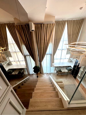 คอนโดให้เช่า : ให้เช่า Ideo New Rama 9 ห้อง Duplex ชั้น 24