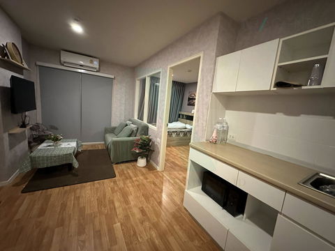 ให้เช่าคอนโด ลุมพินี วิลล์ สุขุมวิท 101/1 อาคาร A ชั้น 7 1 ห้องนอน ขนาด 28.00 ตรม ใกล้ ตลาดมหาสิน