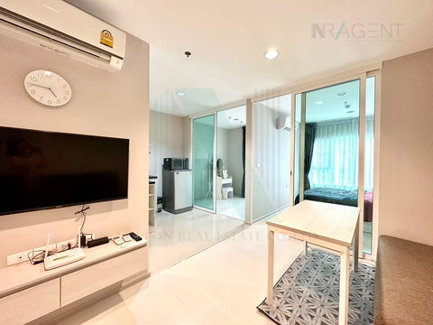 ให้เช่าคอนโด แอสปาย เอราวัณ อาคาร B ชั้น 24 1 ห้องนอน ขนาด 35.00 ตรม ใกล้ Big C Jumbo สำโรง