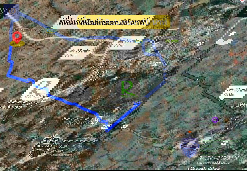 รูป 🌟 #ขายที่ดินถูกมาก อ.เมืองบุรีรัมย์ 🌟 6 ไร่ 2 งาน 77 ตร.ว. (ขายยกแปลง) 📍 ที่ตั้ง : ต.หนองตาด อ.เมืองบุรีรัมย์ จ.บุรีรัมย์ 31000 - รูปที่ 4/9