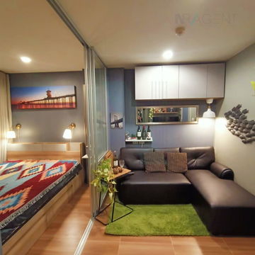 For Rent Condo LUMPINI VILLE ONNUT 46 Building D, Floor 5,1 bed room, Room size 23.00 sqm