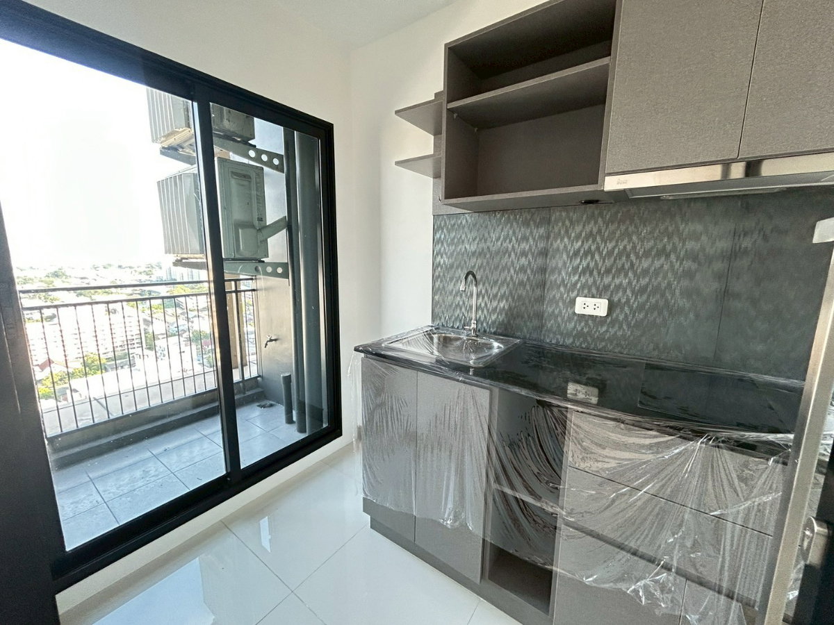รูป ให้เช่าคอนโด ติด MRT บางยี่ขัน 1 นอน 35 ตร.ม. ครัวระเบียง และ Shop ร้านค้า คอนโด ธนา แอสโทเรีย  Thana Astoria  - รูปที่ 9/24