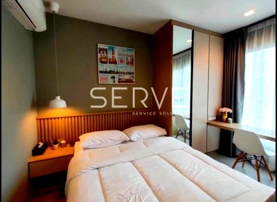 Condos for rent : Studio With Partition High Fl. 25+ City View Fully furnished Good Location Close To MRT Phra Ram 9 @ Life Asoke - Rama 9