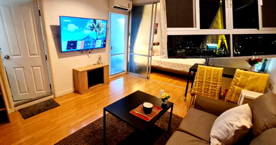 คอนโดให้เช่า : ให้เช่า/For rent เฟอครบ แยกส่วน คอนโดใกล้สตรีวิท-สวนกุหลาบ-ศิริราช Fully Furnished- E. Stove-w.machine วิวแม่น้ำพระยา-สะพาน เช่าสั้น4-6/ยาว 0923452919