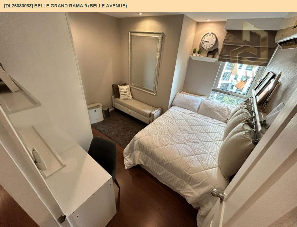 รูป DL26030063 ขายคอนโด เบล แกรนด์ พระราม 9 (เบล อเวนิว) (Belle Grand Rama 9 (Belle Avenue)) ใกล้ MRT พระราม 9 พร้อมเข้าอยู่ โทรด่วน 0656133286 LineID @534wlwof - รูปที่ 10/23