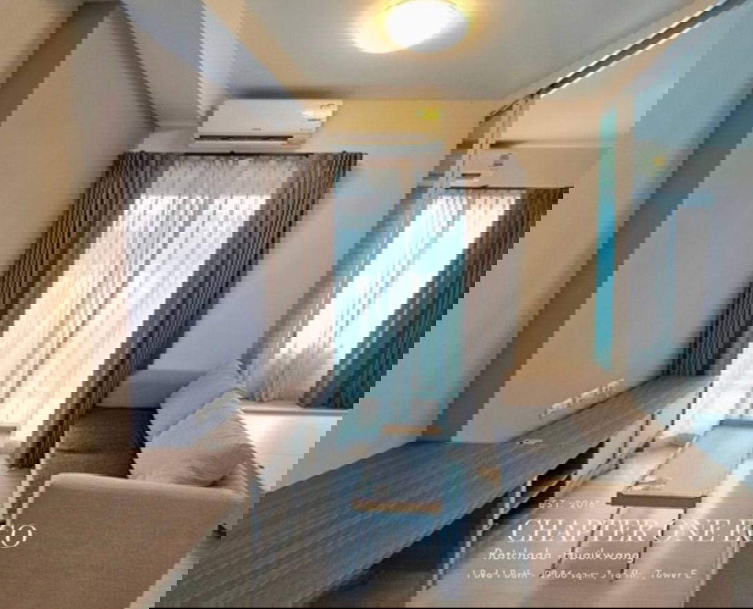 รูป ปล่อยเช่าด่วน!! พร้อมเข้าอยู่ 1 เม.ย. 69 นี้ ใกล้ MRT ห้วยขวาง / จองก่อนได้ก่อน✨แชปเตอร์วัน อีโค รัชดา - ห้วยขวาง - รูปที่ 3/10