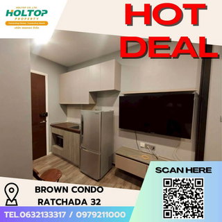 รูปภาพ #E058 🎉040369 Condo for Rent: Brown Condo Ratchada 32