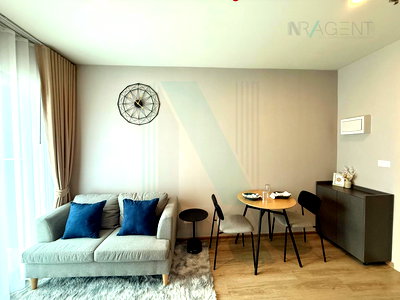 คอนโดให้เช่า : ให้เช่าคอนโด นิว ดิสทริค อาร์ 9 อาคาร 1 ชั้น 8 1 ห้องนอน ขนาด 27 ตรม ใกล้ MRT พระราม 9