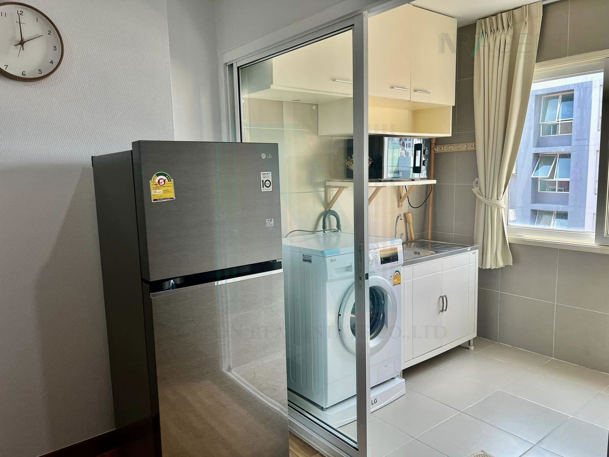 รูป ให้เช่าคอนโด แฮปปี้ คอนโด รัชดา 18 อาคาร A ชั้น 6 1 ห้องนอน ขนาด 42.00 ตรม ใกล้ ห้างสรรพสินค้าโรบินสัน - รูปที่ 6/8