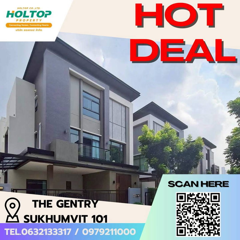 Houses for rent : #E055 🎉040369 House for Rent The Gentry Sukhumvit 101