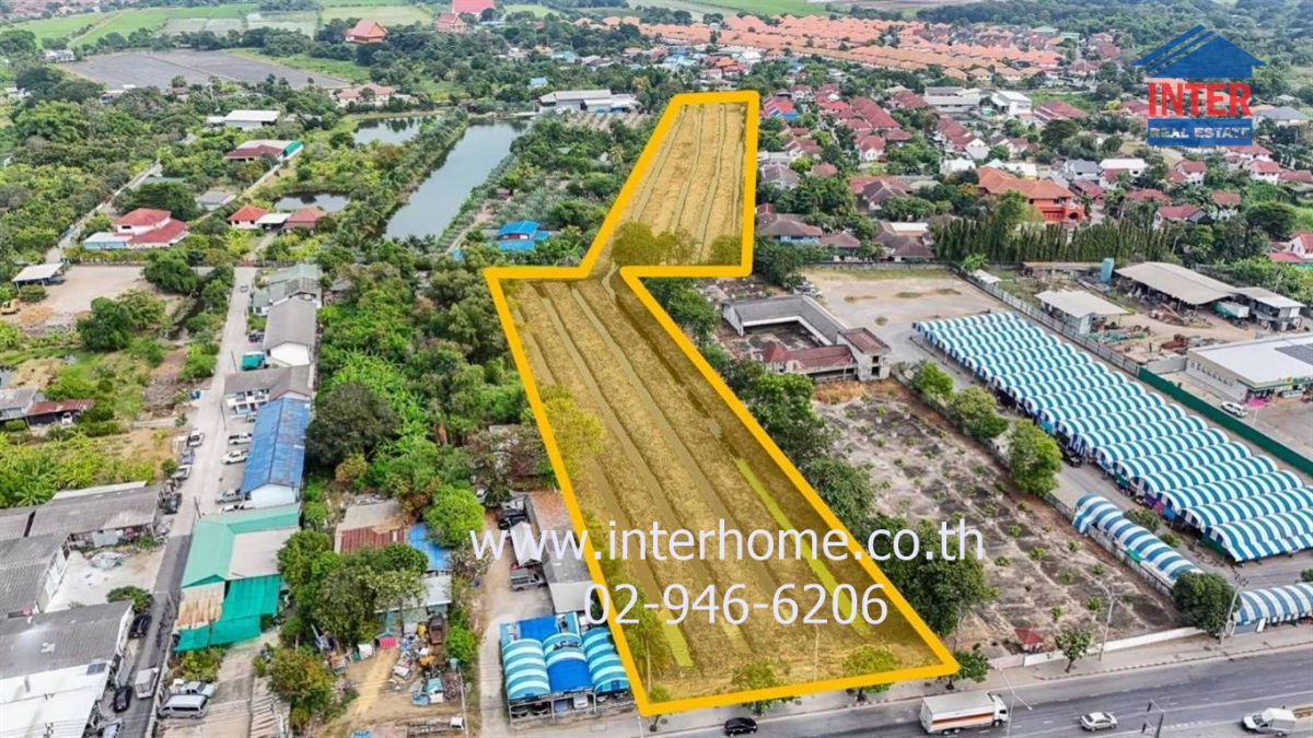 รูป ขายที่ดินติดถนนนิมิตรใหม่ ใกล้แยกวัดแสนสุข - รูปที่ 1/3