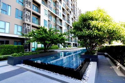 ขายคอนโด : ขายคอนโด Centric Ratchada - Huai Khwang พร้อมอยู่ทำเลดีใกล้ MRT ห้วยขวาง