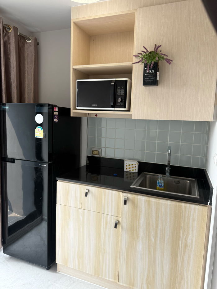 รูป ให้เช่า ยูนิโอ พระราม 2-ท่าข้าม พื้นที่ 26 .9ตรม อาคาร C ชั้น 5 ห้องตกแต่สวย ห้องกว้าง วิวสระ - รูปที่ 6/7