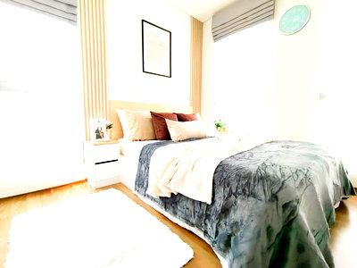 Condos for sale : Best price in the project! Corner unit condo, newly renovated, very beautiful, 2 bedrooms, Unio Sukhumvit 72 condo, fully furnished and equipped!
