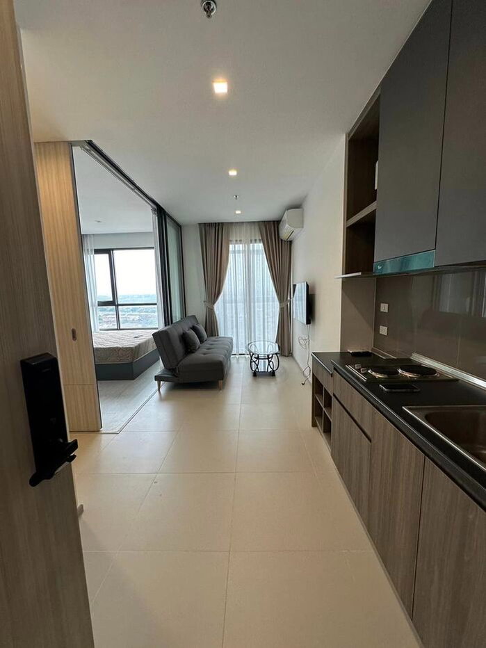 รูป 💖💖[เช่า] คอนโด Grow Rattanathibet 1 Bed 35 ตร.ม. ชั้น 12 แต่งครบ ที่จอดรถ 100% /สนใจสอบถามได้นะคะ Line ID = atfirm2010💖💖 - รูปที่ 1/5