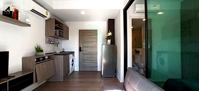 เช่าคอนโด ซอยลาซาล (สุขุมวิท 105) : ให้เช่าคอนโด น็อตติ้งฮิลล์ สุขุมวิท 105 อาคาร C ชั้น 3 1 ห้องนอน ขนาด 26.00 ตรม ใกล้ ตลาดสดลาซาล