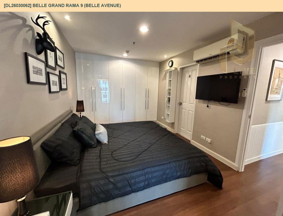 รูป DL26030062 ให้เช่าคอนโด เบล แกรนด์ พระราม 9 (เบล อเวนิว) (Belle Grand Rama 9 (Belle Avenue)) ใกล้ MRT พระราม 9 พร้อมเข้าอยู่ โทรด่วน 0653619502 LineID @897iyzll - รูปที่ 4/23